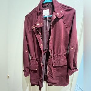 Women’s Maroon Utility Jacket